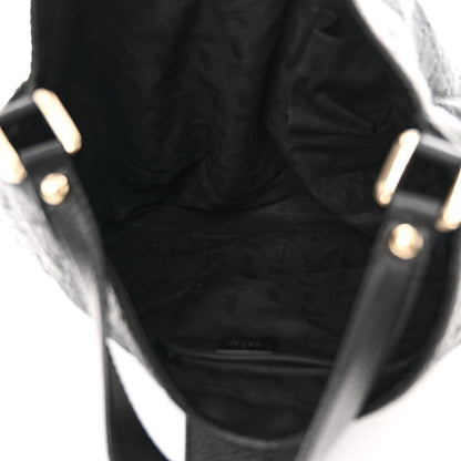 Gucci Guccissima Large New Ladies Web Hobo Black 5 of 14