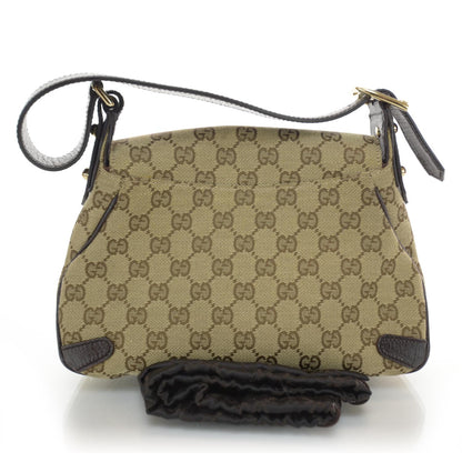 Gucci Monogram Horsebit Flap Bag Ebony 3 of 8