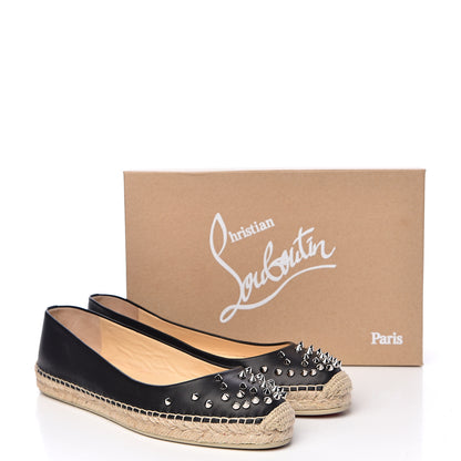 Christian Louboutin Nappa Aliochette Espadrilles 41 Black 10 of 10