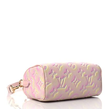 Louis Vuitton Empreinte Monogram Summer Stardust Nano Speedy Pink 4 of 9