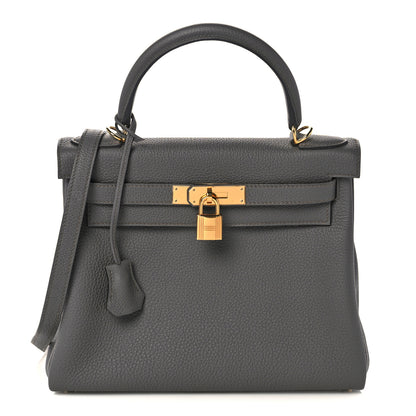 Hermes Togo Kelly Retourne 28 Etain 1 of 38