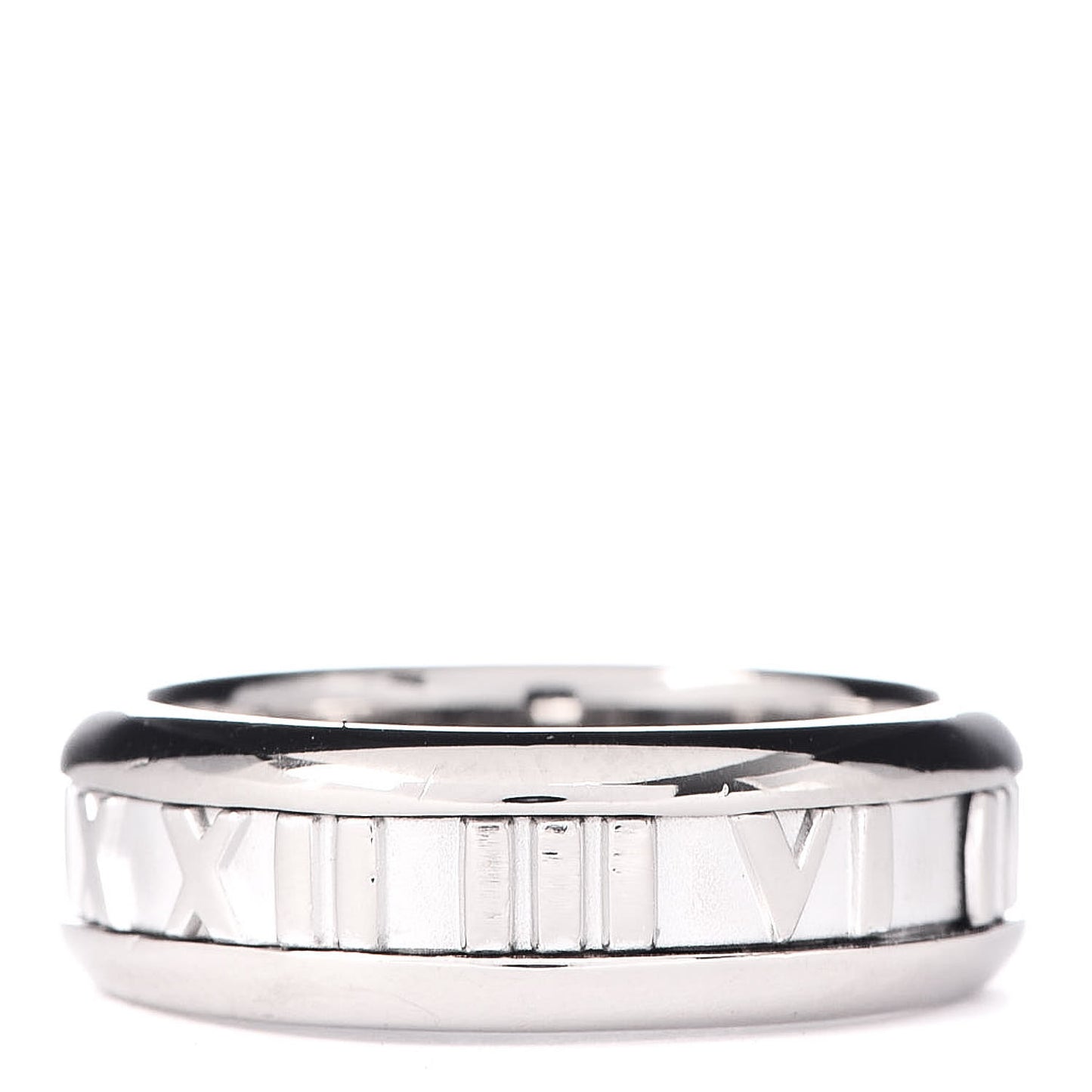 18K White Gold Atlas Ring 56 7.5