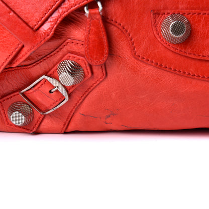 Balenciaga Agneau Giant 21 Silver Hardware City Vermillion 6 of 18