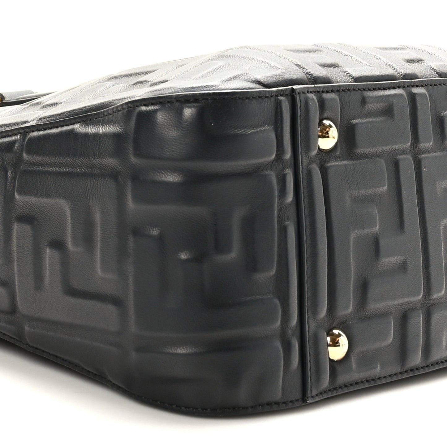 Nappa FF 1974 Embossed Small FF Tote Black