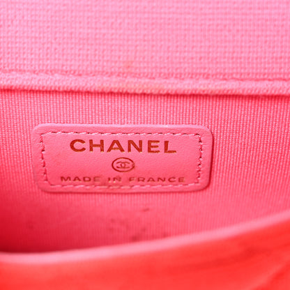 Chanel Jersey Quilted Micro Mini Flap Red 6 of 10