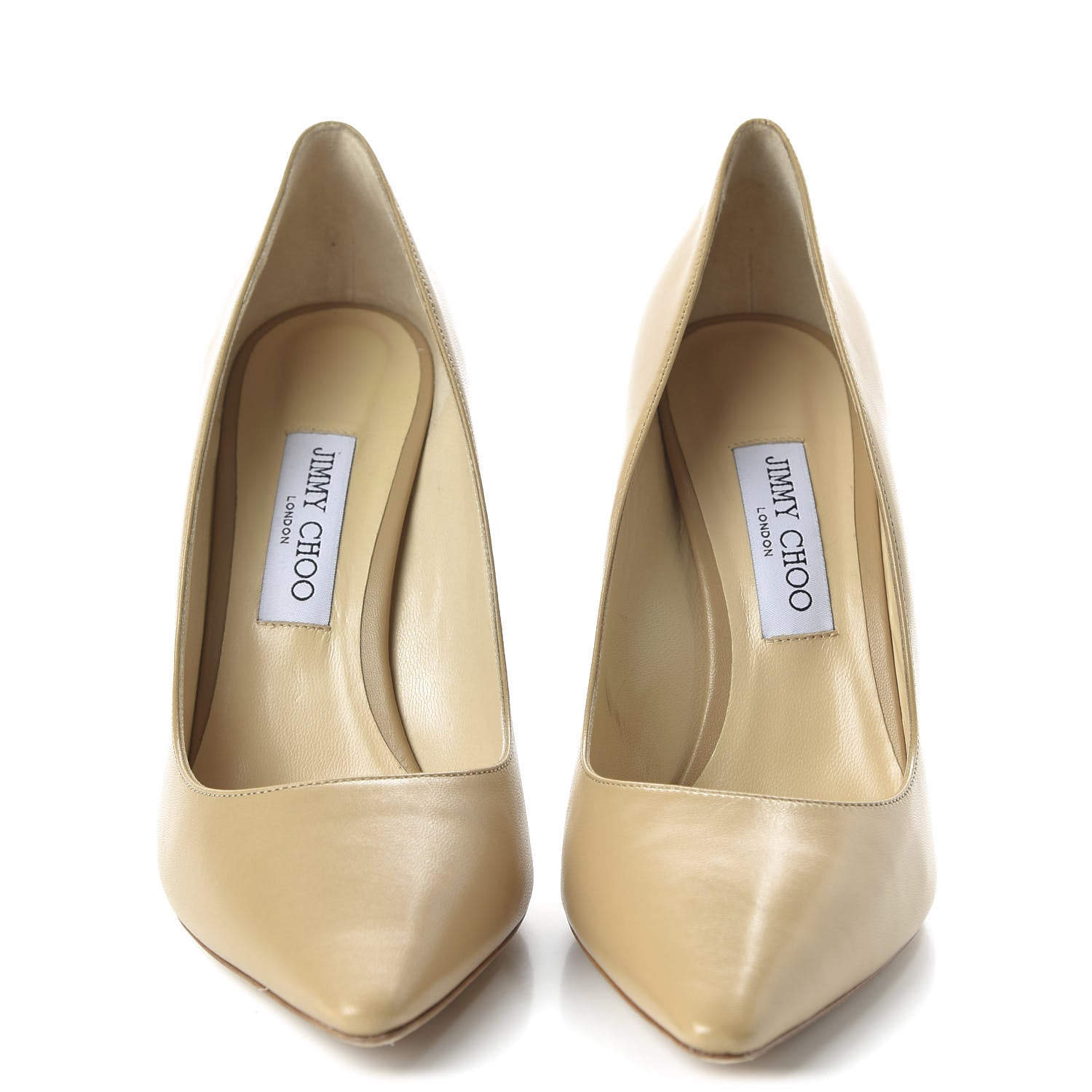 Jimmy Choo Kid Pointy Toe Romy 100 Pumps 41 Nude 2 of 8