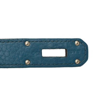 Hermes Taurillon Clemence Jypsiere 31 Bleu Izmir 7 of 21