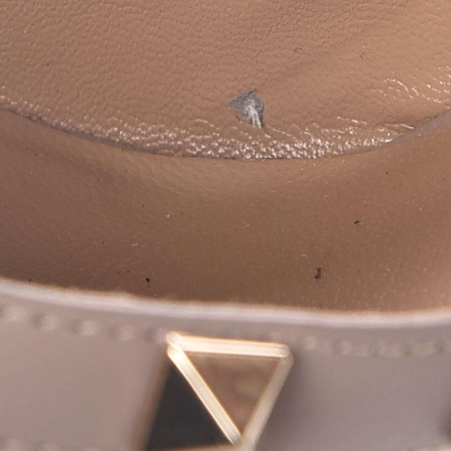 Valentino Garavani Nappa Rockstud Half D'Orsay Slingback 85mm Pumps 38 Light Ivory Poudre 9 of 9