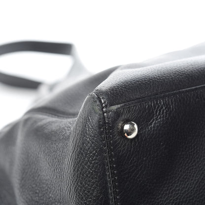 Chanel Calfskin Cerf Executive Shopper Tote Black 21 of 23