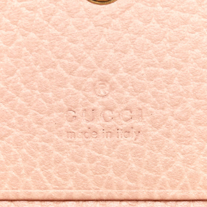 Gucci Calfskin GG Marmont Bow Card Case Black 6 of 7