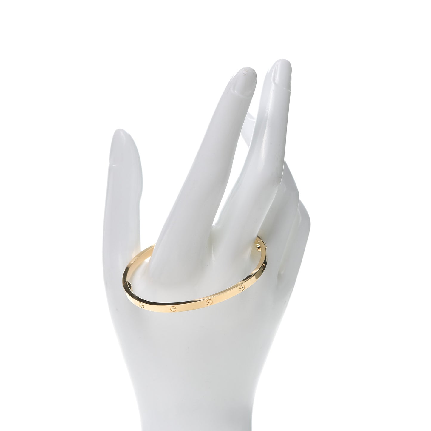 18K Yellow Gold Small LOVE Bracelet 17