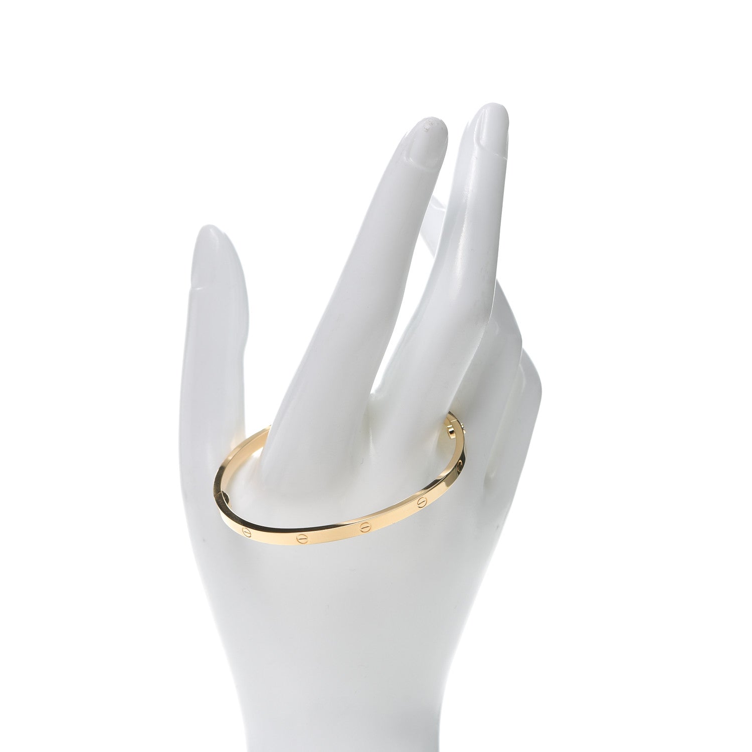 Cartier 18K Yellow Gold Small LOVE Bracelet 17 2 of 7