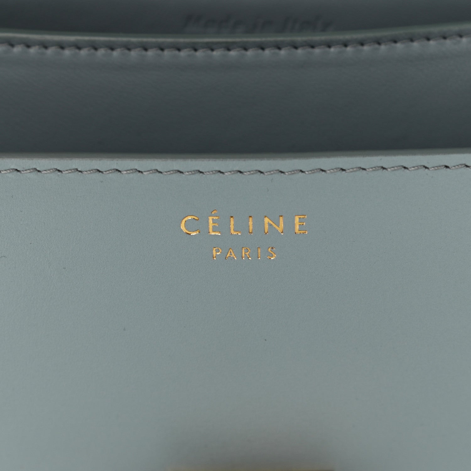 Celine Box Calfskin Medium Classic Box Flap Bag Slate 6 of 9