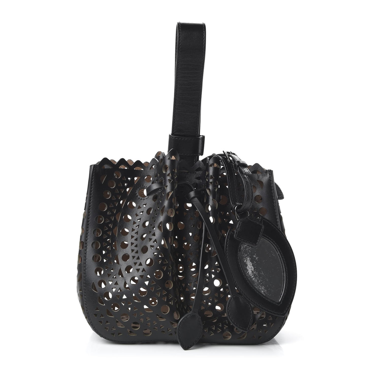 Lux Calfskin Vienne Rose-Marie 19 Bag Black