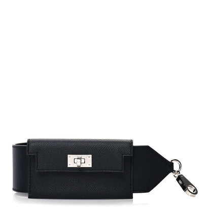 Hermes Swift Epsom Pocket Kelly Shoulder Strap Black 1 of 5
