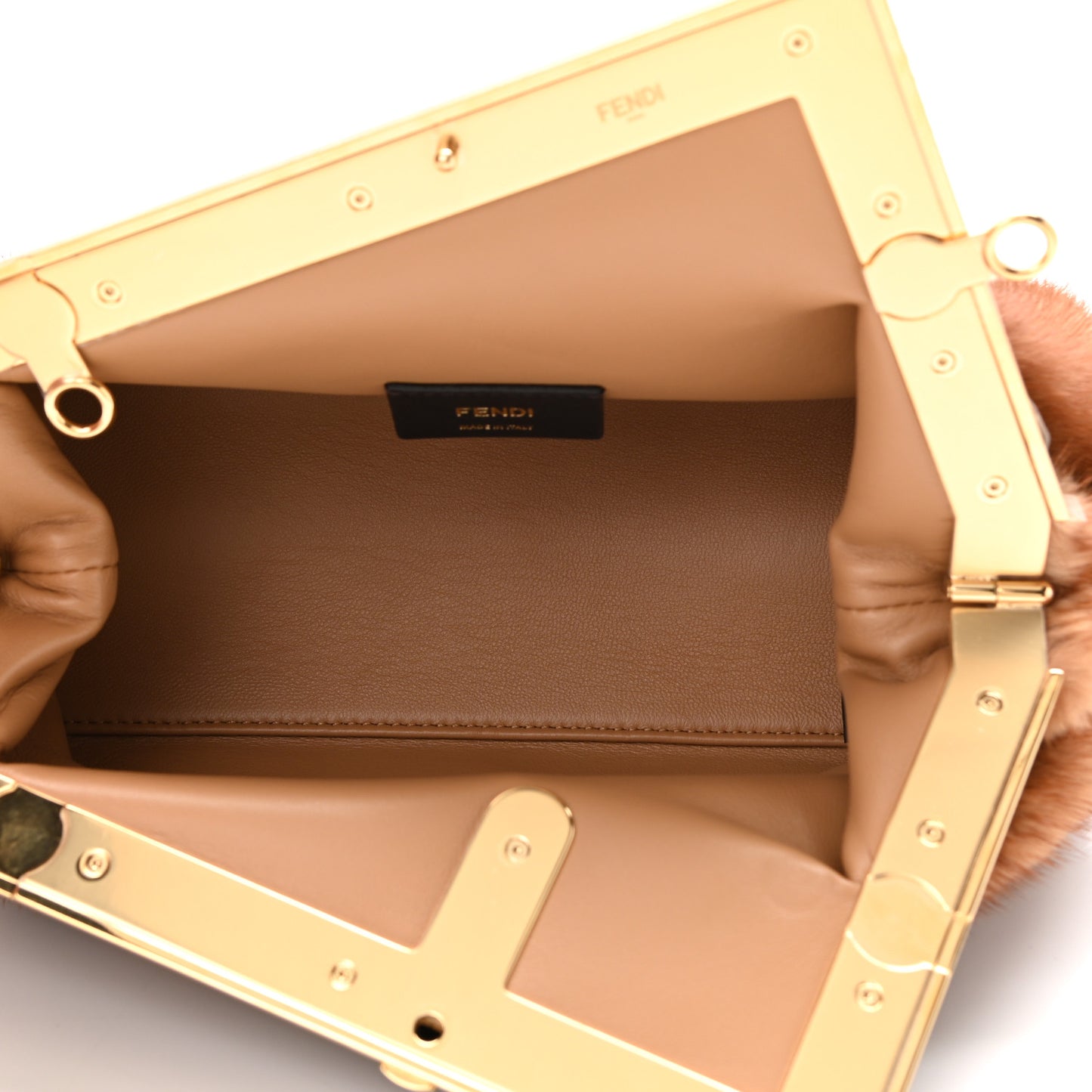 Mink Nappa Small Fendi First Naturale