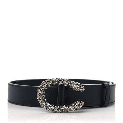 Gucci Moon Calfskin Crystal Dionysus 30mm Belt 75 30 Black Black Diamond 1 of 6