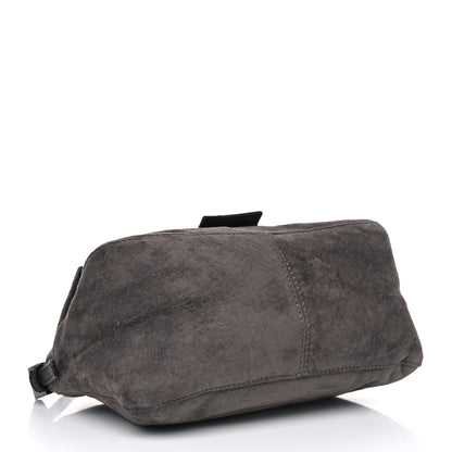 Fendi Suede Mini Mama Baguette Grey 1 of 7