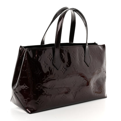 Louis Vuitton Vernis Wilshire PM Amarante 3 of 9