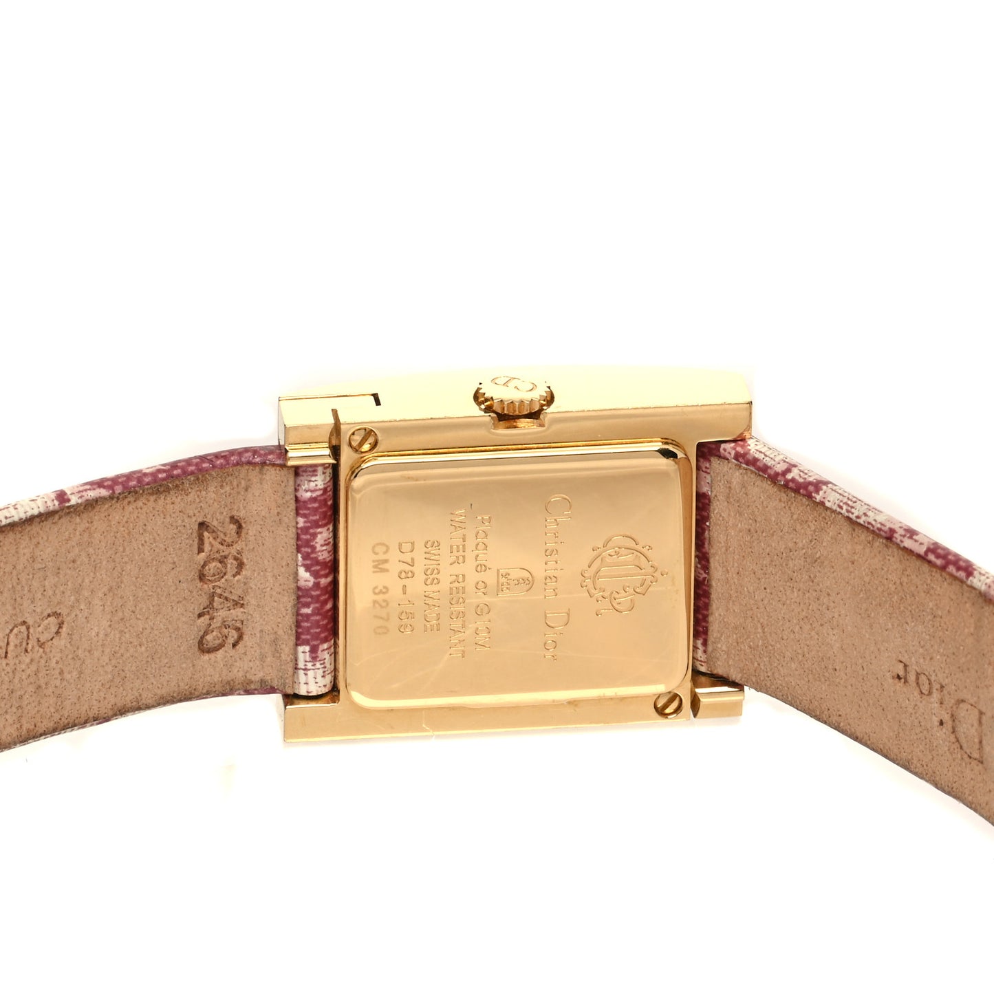 Stainless Steel Canvas 20mm Malice Quartz Watch Gold