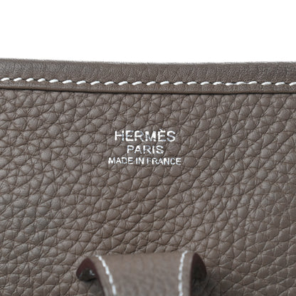 Hermes Taurillon Clemence Evelyne III PM Etoupe 8 of 12