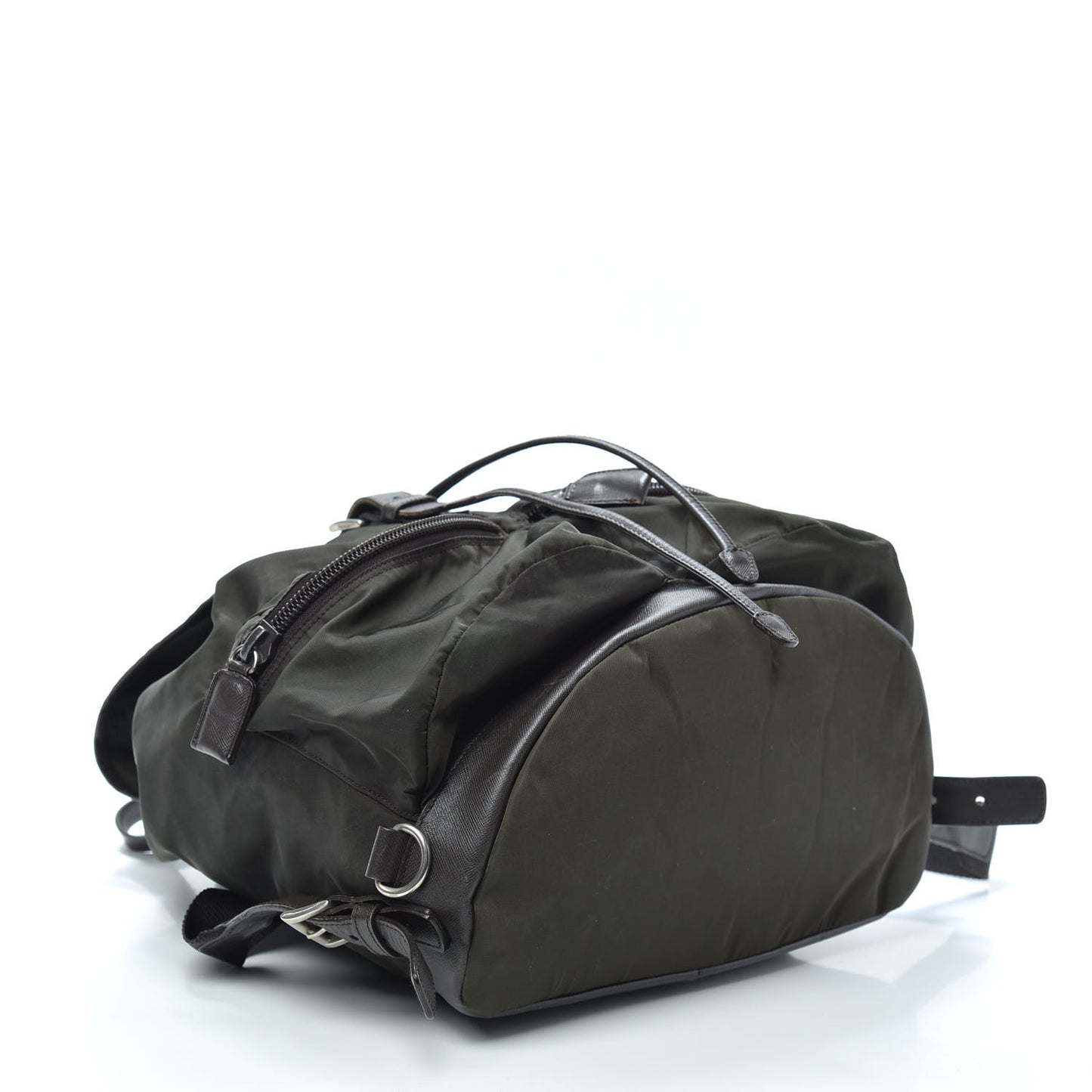 Tessuto Nylon Medium Vela Backpack Ebano