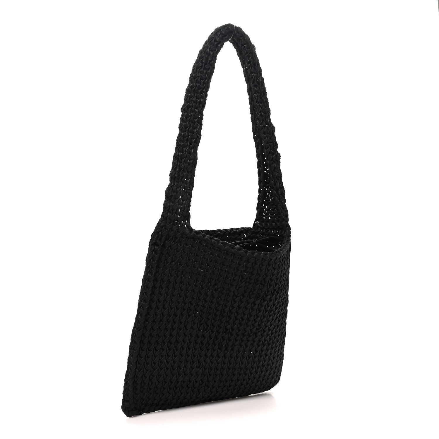 The Row Waxed Cotton Didion Shoulder Bag Black 4 of 10