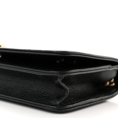 Chanel Caviar Quilted Boy Wallet On Chain WOC Black 11 of 13