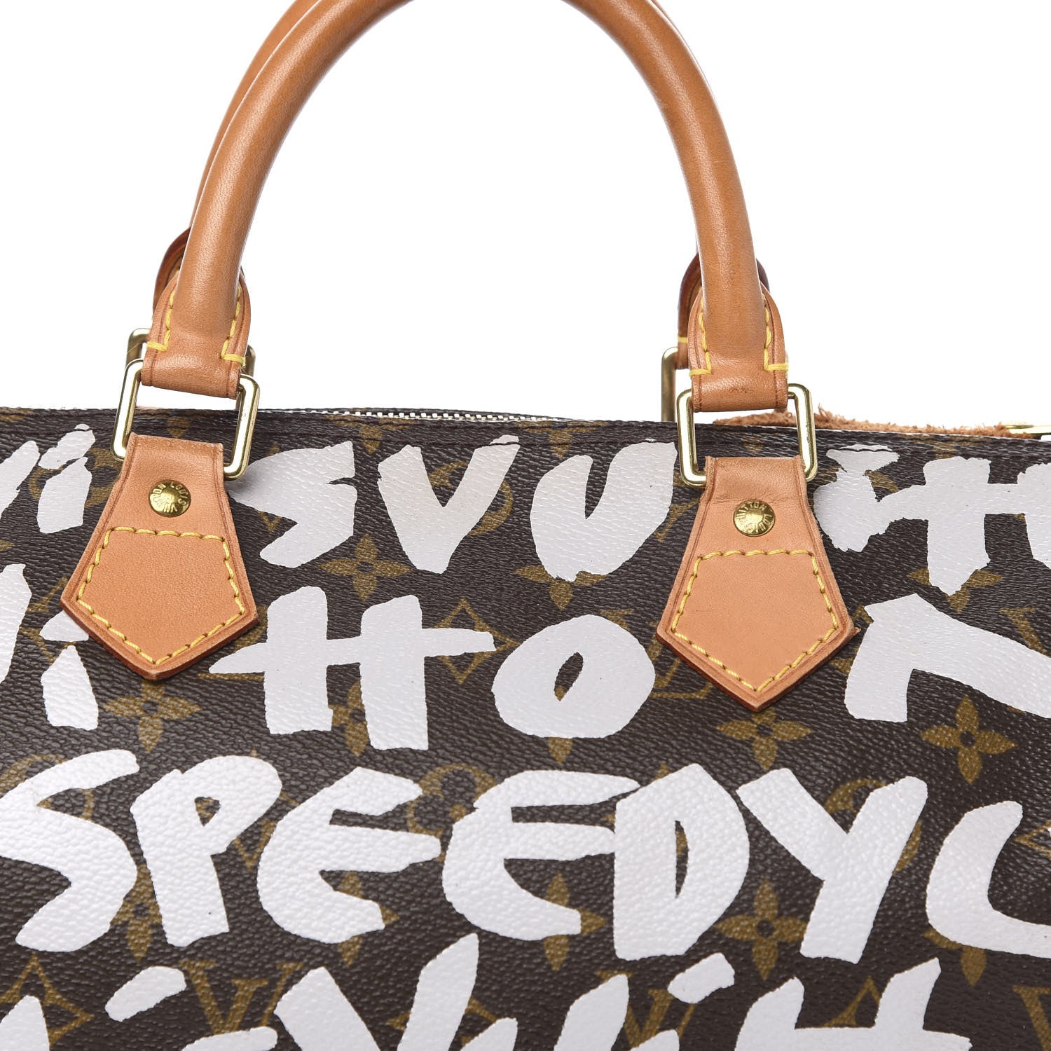 Louis Vuitton Monogram Graffiti Speedy 30 Silver 12 of 13
