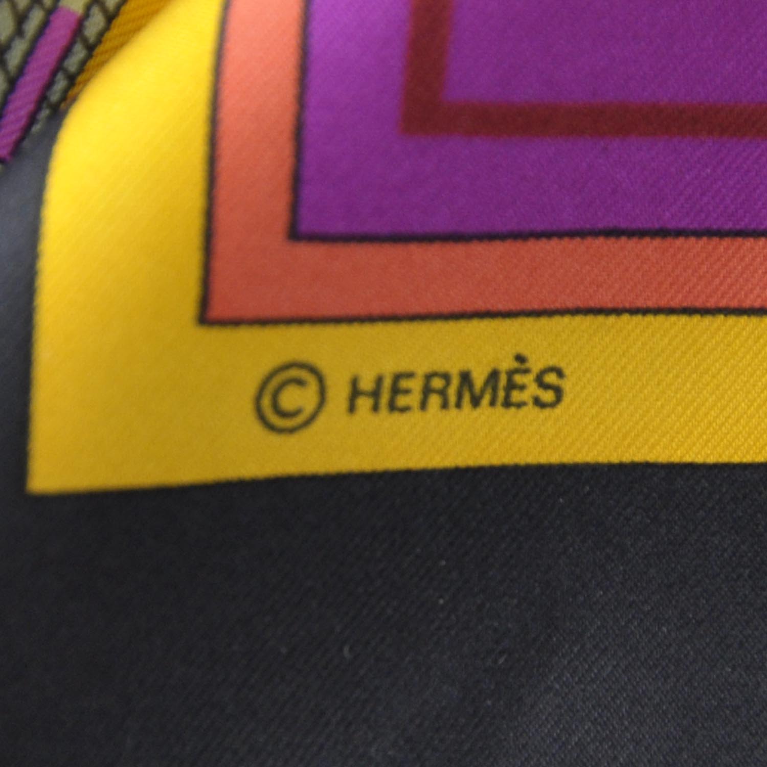 Hermes Silk Alphabet de Metiers Scarf 90 5 of 7