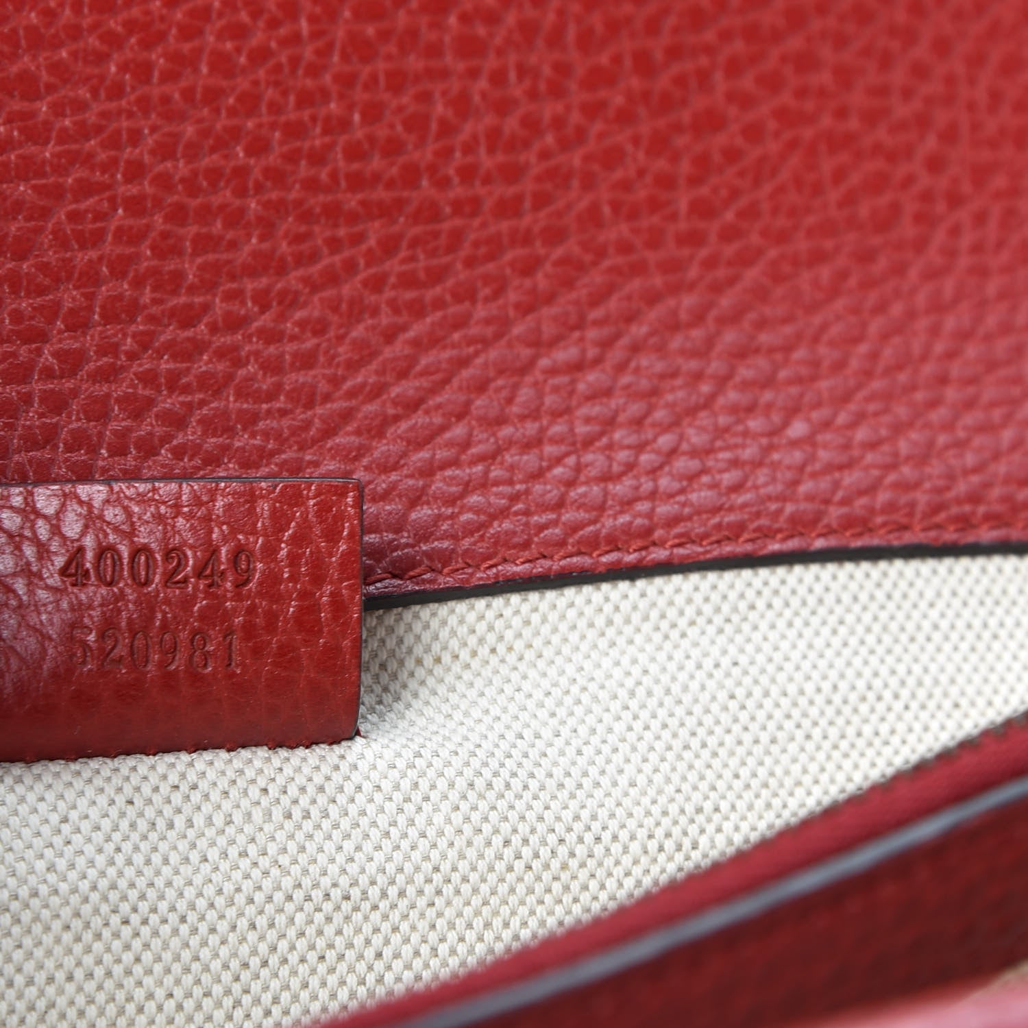 Gucci Dollar Calfskin Swarovski Crystal Small Dionysus Shoulder Bag Hibiscus Red 8 of 10