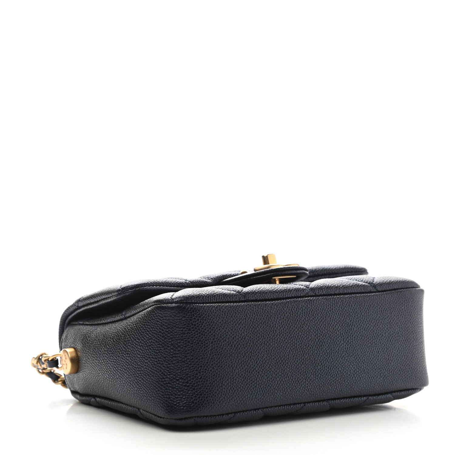 Chanel Iridescent Caviar Quilted Mini My Perfect Flap Dark Blue 4 of 10