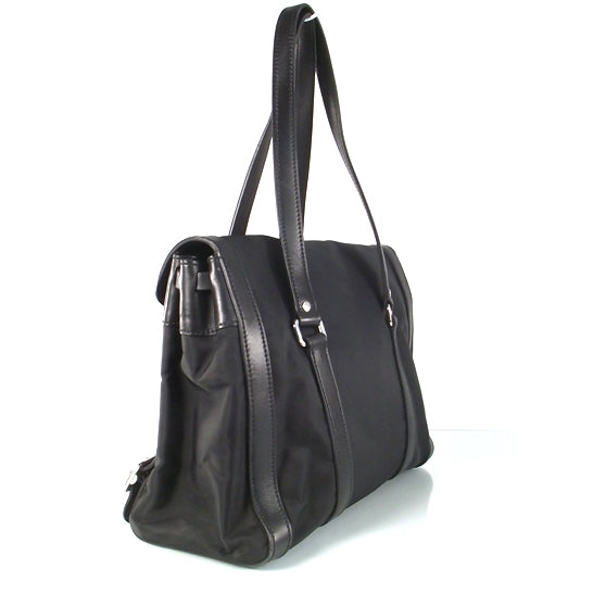 Tessuto Foldover Large Shoulder Bag