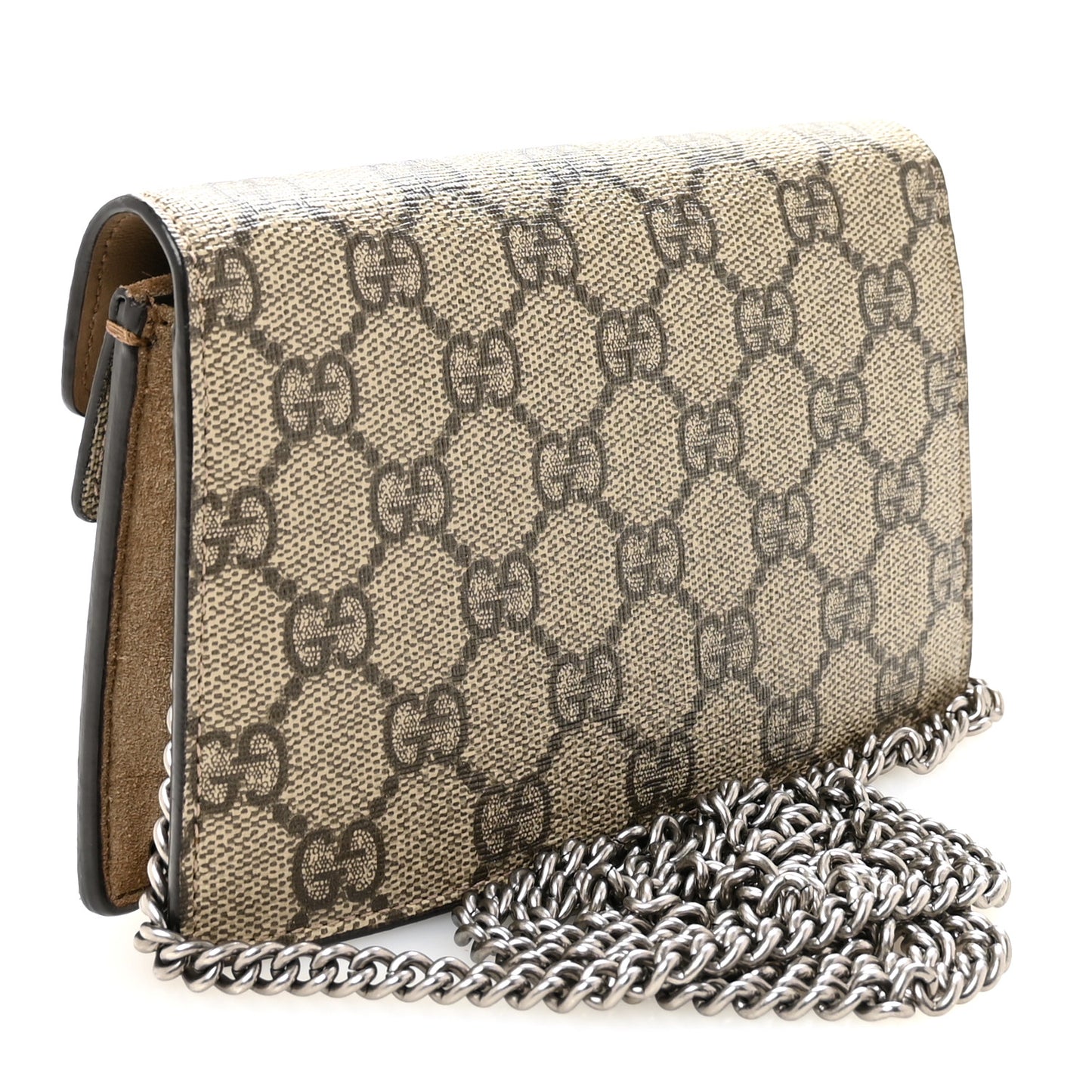 GG Supreme Monogram Super Mini Dionysus Shoulder Bag Taupe