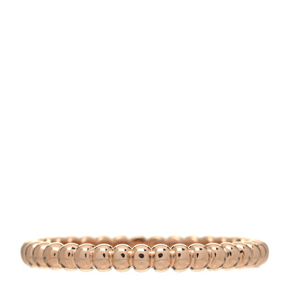 Van Cleef & Arpels 18K Rose Gold Small Perlee Ring 53 6.5 1 of 4
