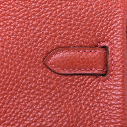 Hermes Togo Birkin 25 Rouge Vif 11 of 31