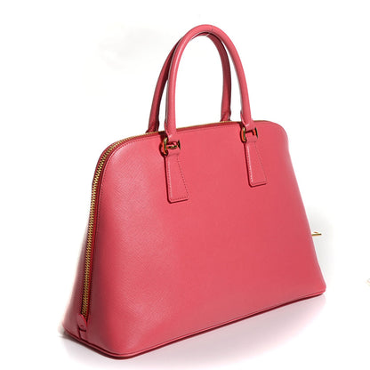 Prada Saffiano Lux Medium Promenade Tote Peonia 3 of 10