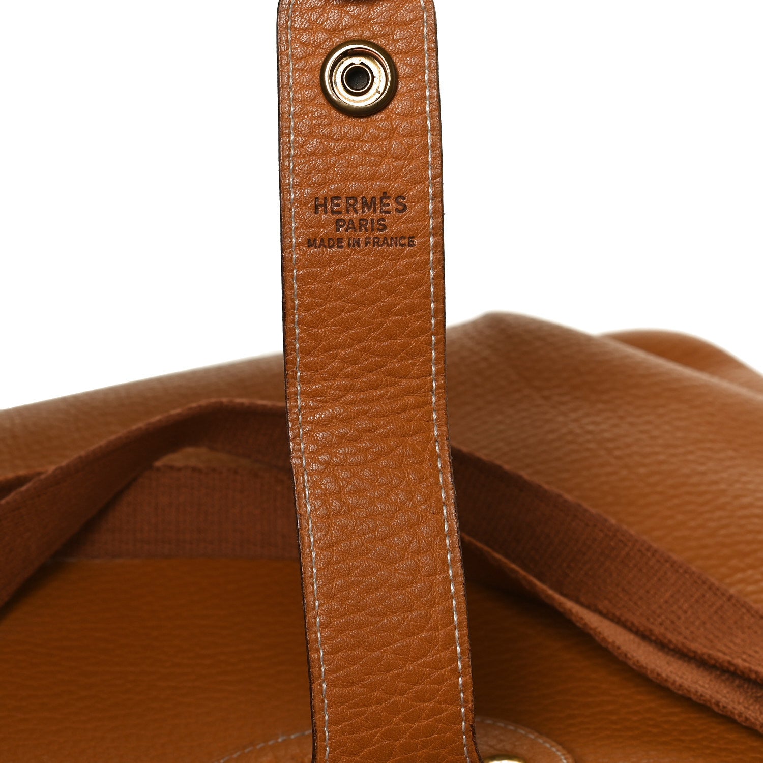 Hermes Taurillon Clemence Mini Rodeo Shoulder Bag Moutarde 6 of 17