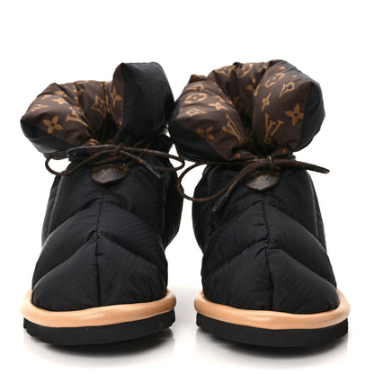 Louis Vuitton Nylon Monogram Pillow Comfort Ankle Boot 36 Black 2 of 7