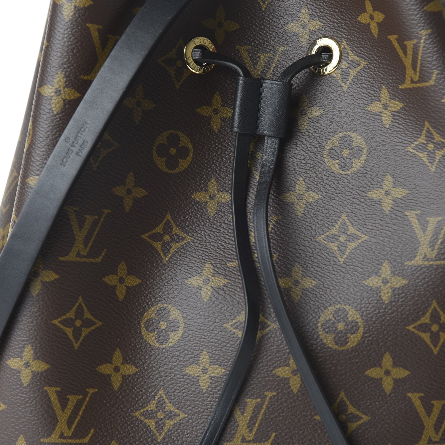 Louis Vuitton Monogram Neonoe MM Black 9 of 9