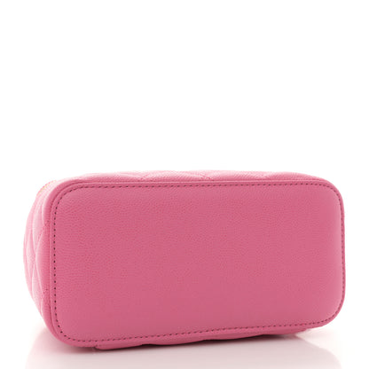 Chanel Caviar Quilted Small Vanity Case With Chain Pink 4 of 11