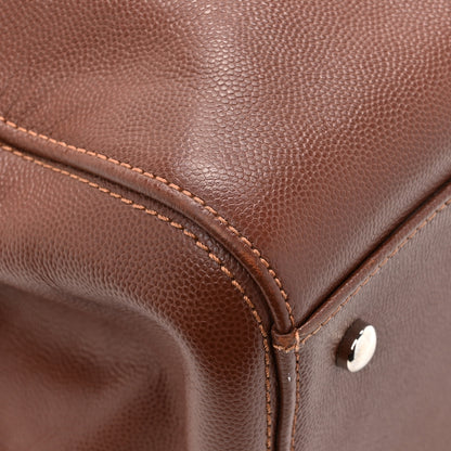 Chanel Caviar Cerf Executive Shopper Tote Brown 14 of 16