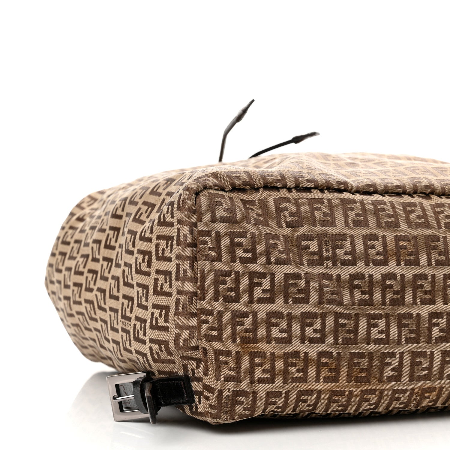 Fendi Zucchino Flap Backpack Tobacco 9 of 14