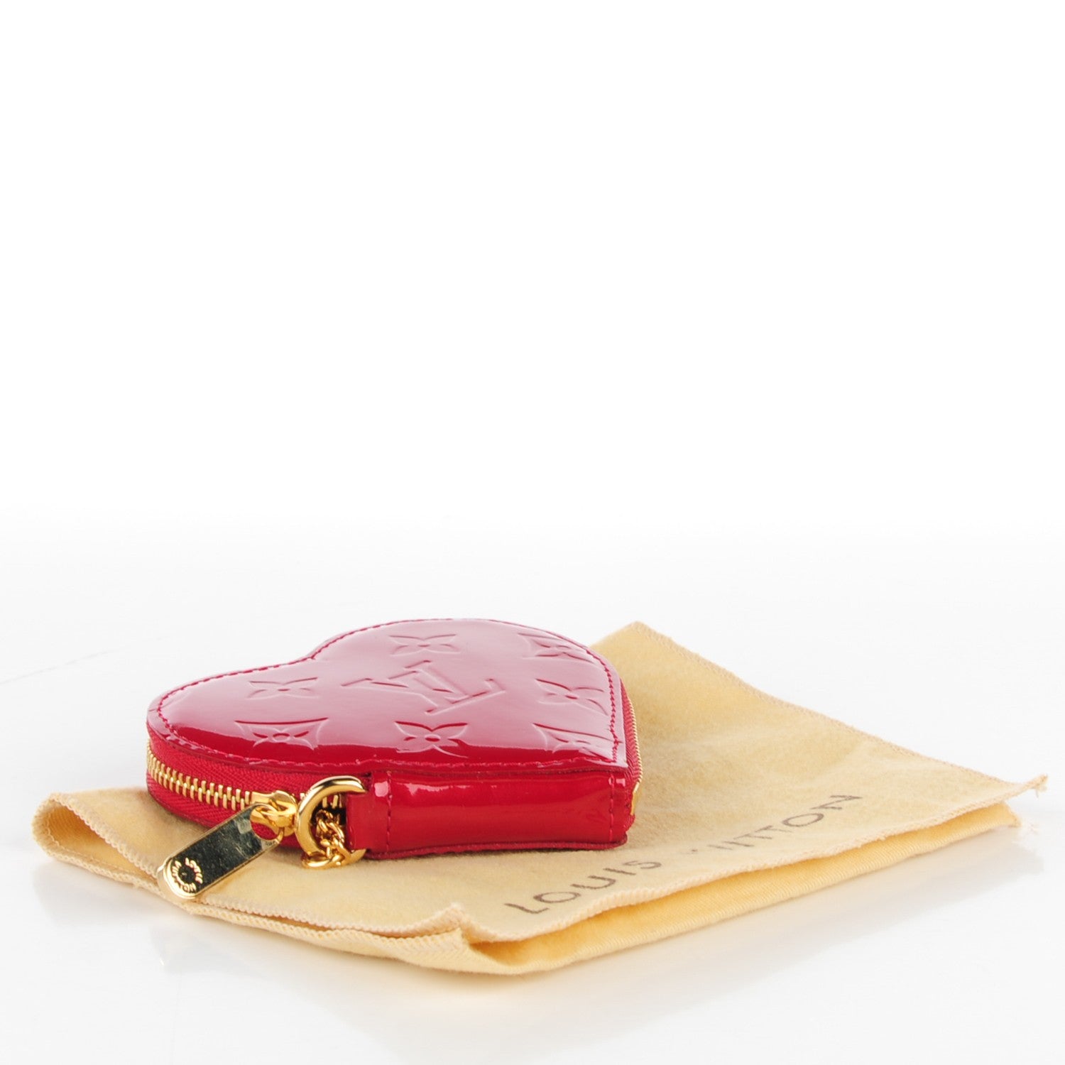 Louis Vuitton Vernis Coeur Heart Coin Purse Pomme D'Amour 4 of 8