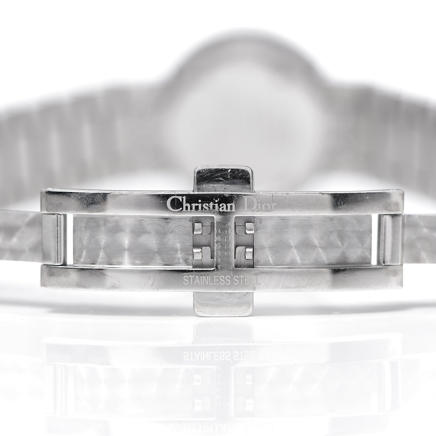 Stainless Steel Diamond Bezel 23mm La D De Dior Quartz Watch