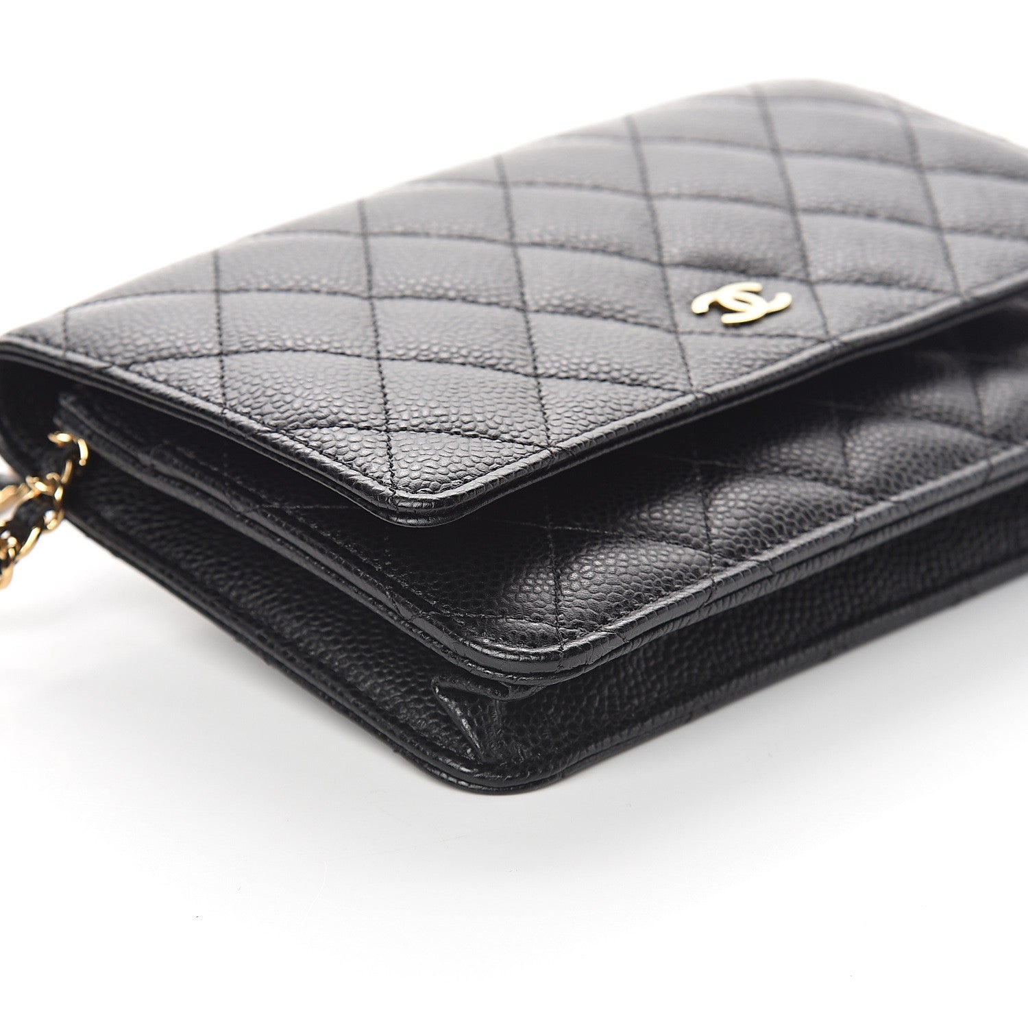 Chanel Caviar Quilted Wallet On Chain WOC Black 8 of 10