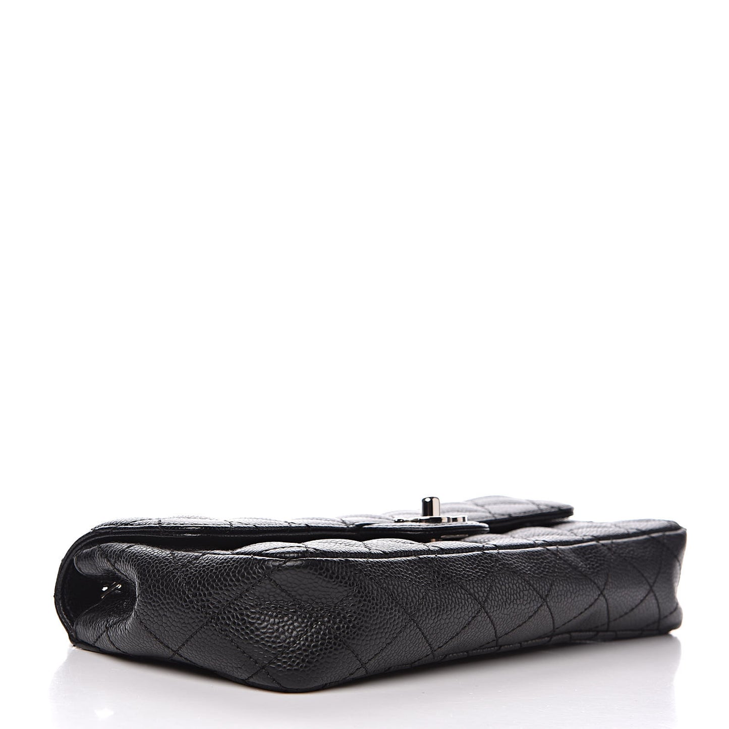 Caviar Quilted East West Flap Black