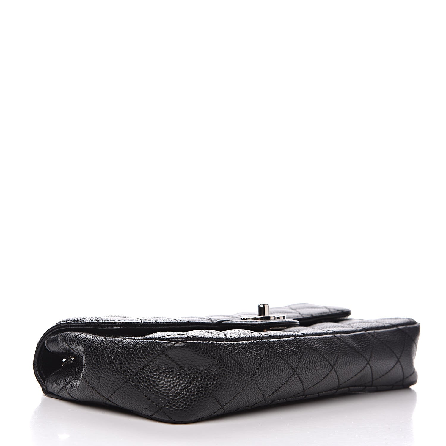 Chanel Caviar Quilted East West Flap Black 4 of 12