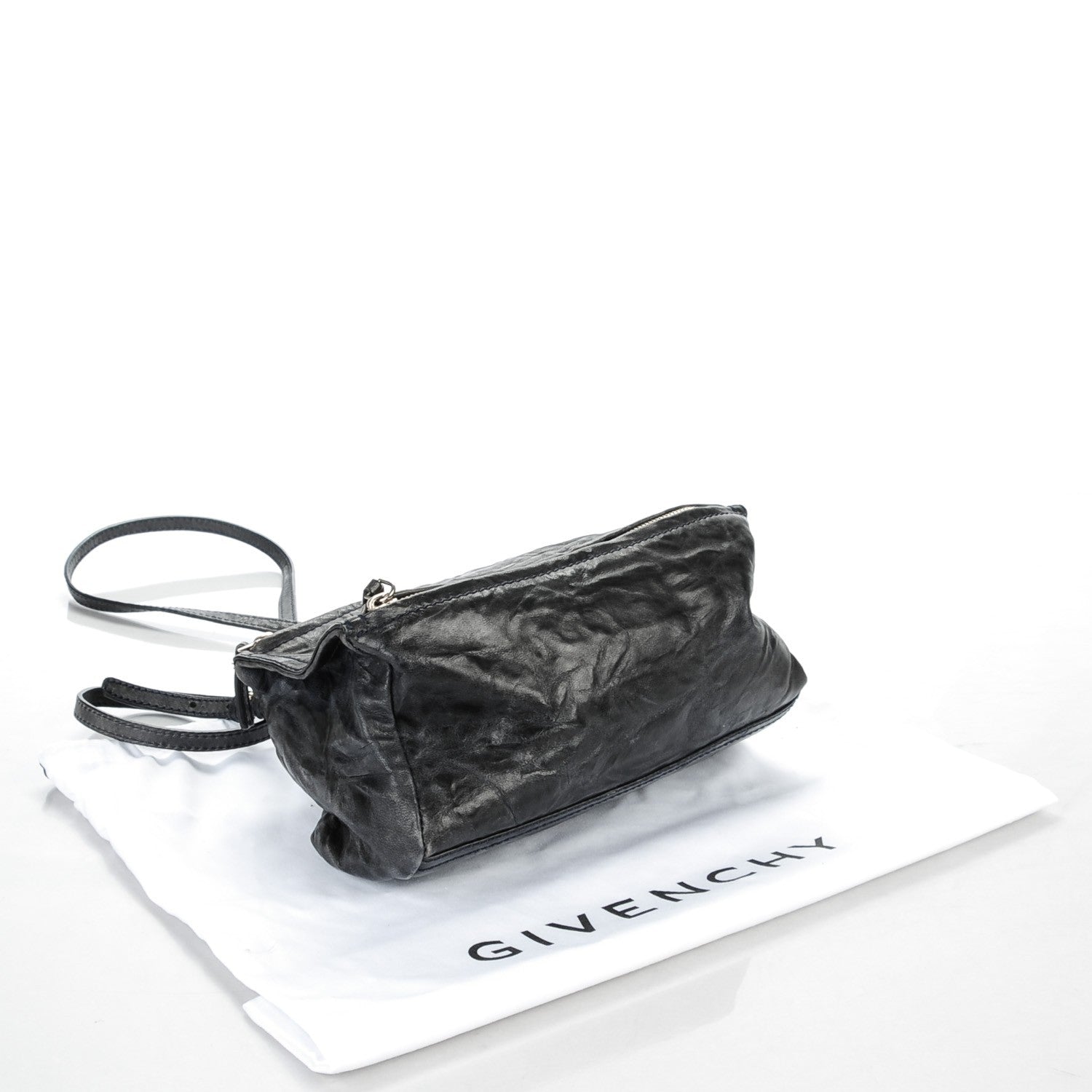 Givenchy Tumbled Sheepskin Mini Pandora Navy 4 of 7