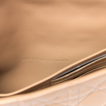 Christian Dior Patent Cannage New Lock Pouch Beige 7 of 10